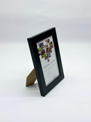 Atelier Baskı Kişiye Özel Fotoğraflı Takvim Temalı Hatıra Çerçevesi