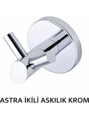 Onno Astra Ikili Askılık Krom