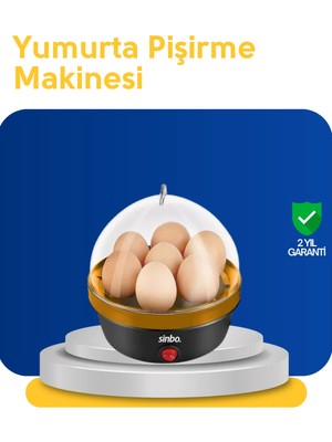 TeknoKapsül Otomatik Kapanma Özellikli Yumurta Pişirme Makinesi 7 Kapasiteli