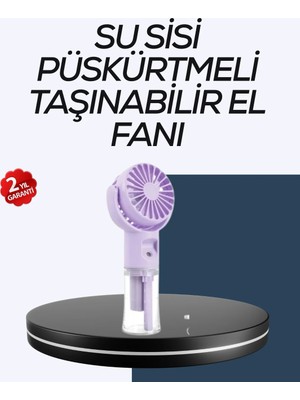 TeknoKapsül Masaüstü ve Elde Kullanıma Uygun Su Buharlı Şarjlı Fan