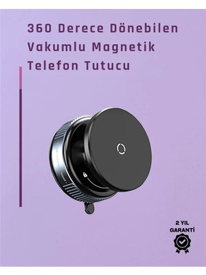 TeknoKapsül Çift Taraflı Vakum Emme Özellikli 4.7+ Inç Telefon Tutucu – Güvenli Sabitleme