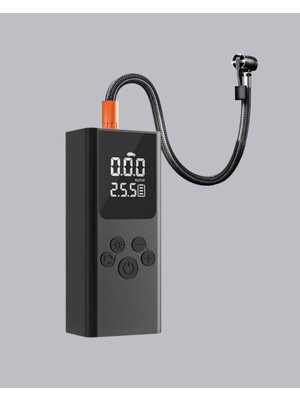 TeknoKapsül USB Şarjlı Taşınabilir Hava Kompresörü Dijital Ekranlı