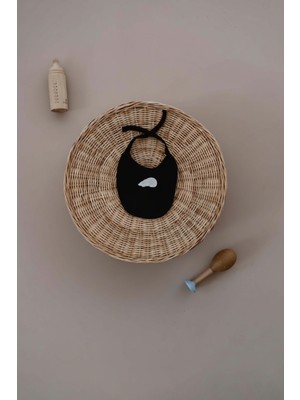 Ohlala Koala Kutup Ayısı Nakışlı Siyah Biyeli Önlük