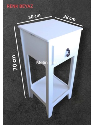 Feyza Design Beyaz Mdf Dresuar - Ev & Mobilya Antre & Hol Dekorasyon