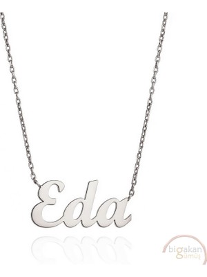 Bigakan 925 Ayar Gümüş Eda Isimli Kolye