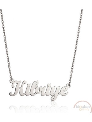 Bigakan 925 Ayar Gümüş Kibriye Isimli Kolye