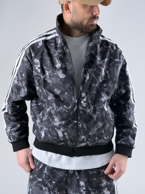 Cocopelli Paraşüt Kumaş Siyah Ceket COC3043-2