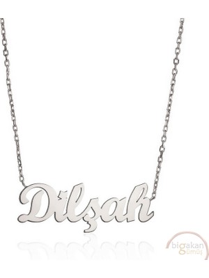 Bigakan 925 Ayar Gümüş Dilşah Isimli Kolye