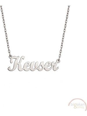 Bigakan 925 Ayar Gümüş Kevser Isimli Kolye