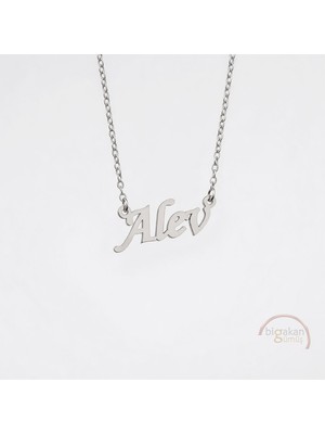 Bigakan 925 Ayar Gümüş Alev Isimli Kolye