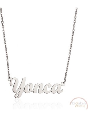 Bigakan 925 Ayar Gümüş Yonca Isimli Kolye