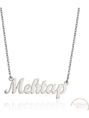 Bigakan 925 Ayar Gümüş Mehtap Isimli Kolye