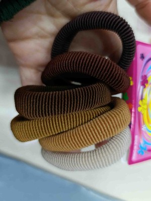 Elas Home Kalın Büyük Boy Lastik Toka 6 Lı