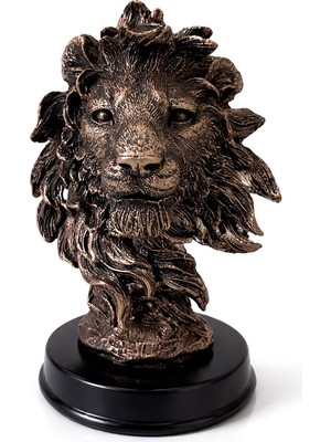 13X9 cm Polyester Aslan Büstü