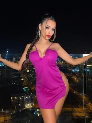 Beleng 7812 Taşlı Elbise