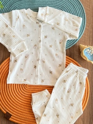 Saye Kids Biberon Desen Bebek Pijama Takımı