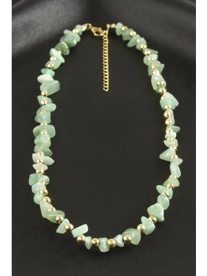 Toyigoo Ieg™ Yeşim Kırık Doğaltaş Kolye