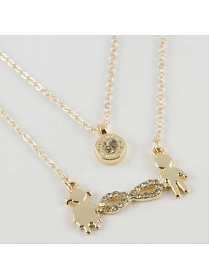 Toyigoo Ieg™ Sonsuzluk Figürlü Yeni Sezon Ikili Kolye