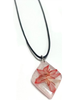 Toyigoo Ieg™ Tesbih Çiçeği Baklava Dilimli Epoksi Kolye