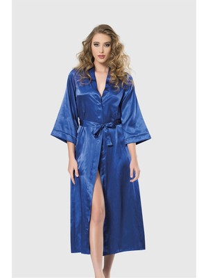 Toyigoo Ieg™ Saks Uzun Saten Sabahlık