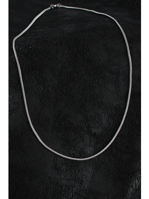 Toyigoo Ietaks™ 316L Çelik Örme Zincir Model Gümüş Renk Erkek Kolye