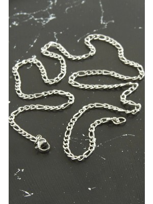 Toyigoo Ieg™ Oval Zincir Çelik Kolye 55 cm