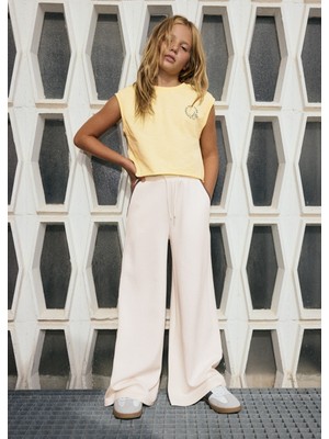 Mayoral Kız Çocuk Pantolon Krem - 06555