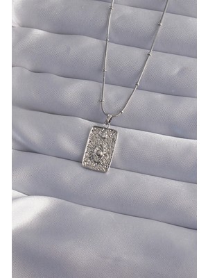 Toyigoo Ietaks™ 316L Çelik Zincir Gümüş Renk Lazer Işlemeli Göz Figür Tarot Kolye