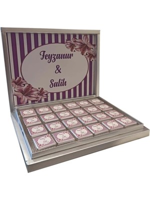Blackeye Chocolate Söz Nişan Nikah Çikolatası  72 Adet Madlen Çikolata