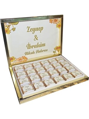 Blackeye Chocolate Söz Nişan Nikah Çikolatası 72 Adet Madlen Çikolata