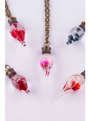 Toyigoo Ieg™ Sulu Çiçek Fanus Canlı Kolye