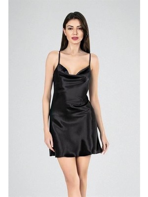 Toyigoo Ieg™ Kısa Gecelik Degaje Siyah 7740