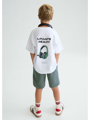 Mayoral Erkek Çocuk Şort T-Shirt Takım Yeşil - 06689