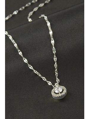 Toyigoo Ieg™ Zirkon Tek Taşlı Kolye