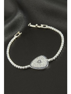 Toyigoo Ieg™ Oval Zirkon Taşlı Çocuk Bileklik 16 cm