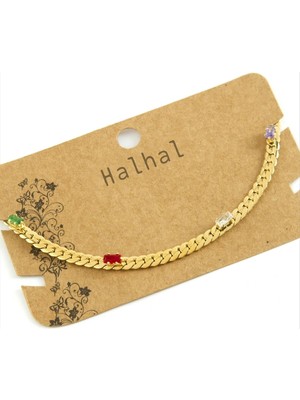 Toyigoo Ieg™ Zirkon Taşlı Burgulu Lüks Çelik Halhal