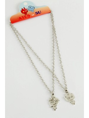 Toyigoo Ieg™ Ateş ve Su 2'li Metal Kolye