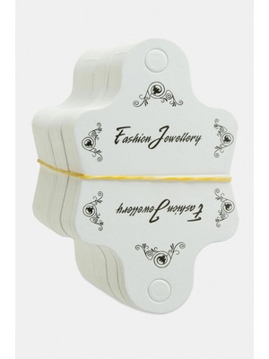 Toyigoo Ieg™ Siyah Çiçek Kolye Kartı 200 Adet