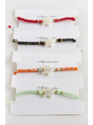 Toyigoo Ieg™ Yıldız Inci Kristal Makrome Ip Bileklik