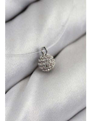 Toyigoo Ietaks™ Misineli Topcuk Model Gümüş Renk Hayalet Kolye