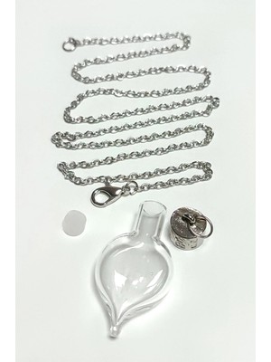 Toyigoo Ieg™ Metal Kapaklı Boş Fanus Canlı Kolye