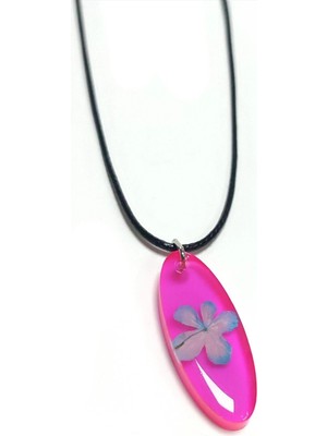 Toyigoo Ieg™ Kartopu Çiçeği Oval Epoksi Kolye