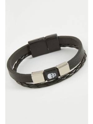 Toyigoo Ieg™ Kuru Kafa Kaliteli Mıknatıslı Suni Deri Bileklik