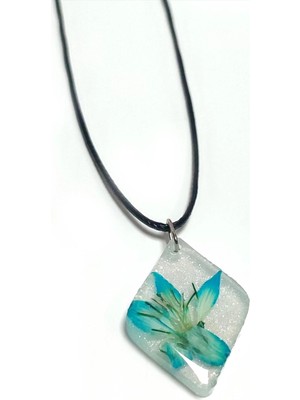 Toyigoo Ieg™ Tesbih Çiçeği Baklava Dilimli Epoksi Kolye