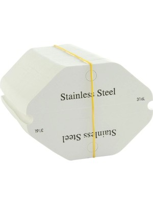 Toyigoo Ieg™ Çelik Oval Bileklik Kartı 200 Adet