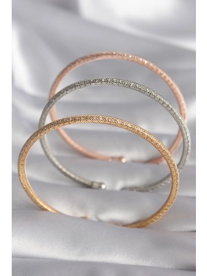 Toyigoo Ietaks™ Pirinç Mix Renk Hasır Model Zirkon Taş Detay Kadın Bileklik Seti