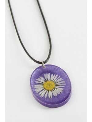 Toyigoo Ieg™ Papatya Oval Epoksi Kolye