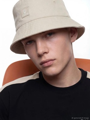 LC Waikiki Nakışlı Erkek Bucket Şapka  (S6)