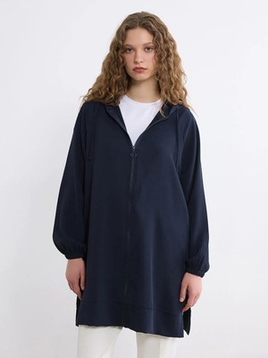 LC Waikiki Kapüşonlu Oversize Kadın Tunik  (S6)