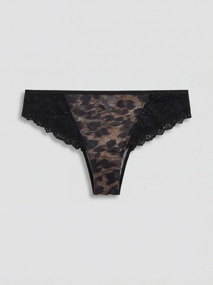 LC Waikiki Leopar Desenli Fantezi Brazilian Külot  (S6)